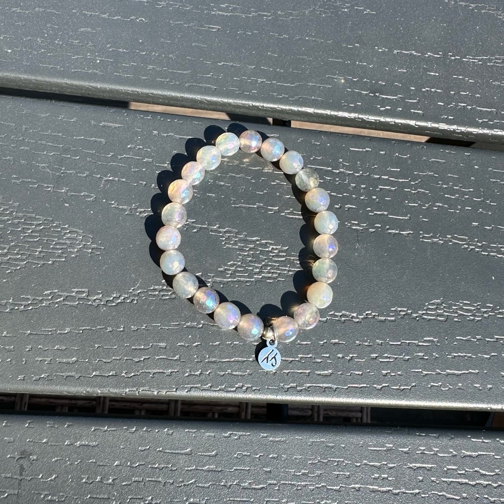 T. Jazelle Labradorite Elegant Beaded Bracelet One of A Kind